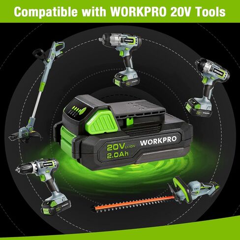 WORKPRO 20V 2.0Ah Lithium-ion Battery Pack in Saudi Arabia