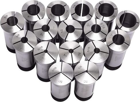 Colton Industrial Tools 16 Pc. Ultra Precision 5C Round Collet Set 0.0005" TIR in Saudi Arabia