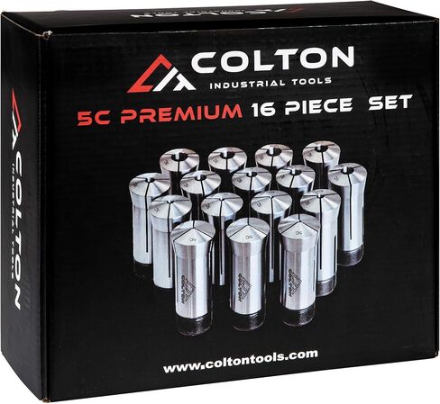 Colton Industrial Tools 16 Pc. Ultra Precision 5C Round Collet Set 0.0005" TIR in Saudi Arabia