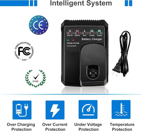 2 حزمة بطارية بديلة وشاحن 3.6 أمبير للحرفي 19.2 فولت DieHard C3 315.115410 315.11485 130279005 1323903 + شاحن بطارية للحرفي بطارية ليثيوم أيون Ni-Mh Ni-Cd 140152004 in Kuwait