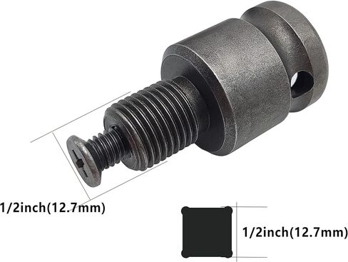 ظرف مثقاب يدوي سريع التغيير بدون مفتاح من باتوبرو 1/2-20UNF 1.5-13 ملم مع ساق اس دي اس-بلس 1/4 انش هيكس شانك 1/2 انش محول مفتاح ربط 1/2 انش in Kuwait