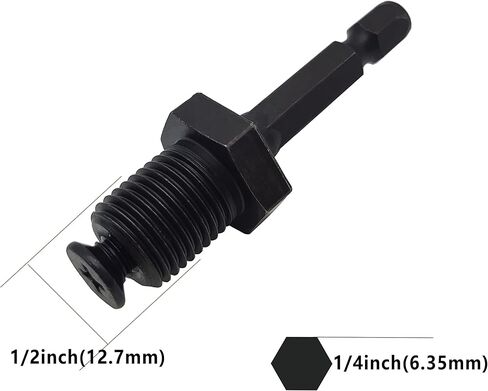 ظرف مثقاب يدوي سريع التغيير بدون مفتاح من باتوبرو 1/2-20UNF 1.5-13 ملم مع ساق اس دي اس-بلس 1/4 انش هيكس شانك 1/2 انش محول مفتاح ربط 1/2 انش in Kuwait