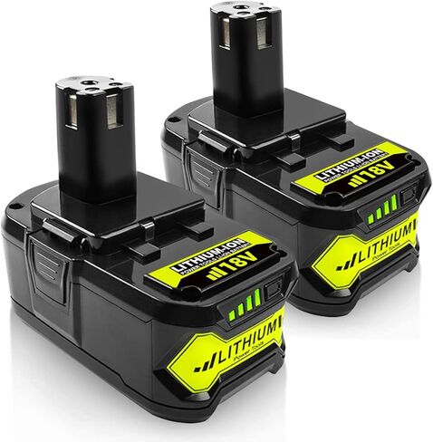 2 حزمة 6.5ah PBP003 P108 استبدال لبطارية ليثيوم Ryobi 18V مع مقياس الوقود على متن الطائرة PBP002 P102 P103 P104 P105 P107 P108 P109 P190 P122 حزم بطارية أداة لاسلكية in Kuwait