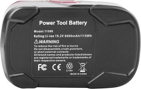 19.2V 6000mAh Lithium Battery Replacement for Craftsman C3 XCP Craftsman 19.2 Volt Battery 130279005 1323903 130211004 11045 315.115410 315.11485 315.11485 120235021 130211004 Drill Battery in Saudi Arabia