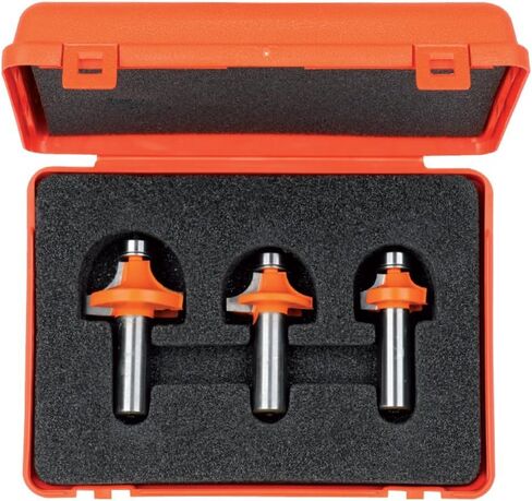 CMT 838.001.11 3-Piece Roundover Bit Set, 1/4-Inch Shank in Saudi Arabia