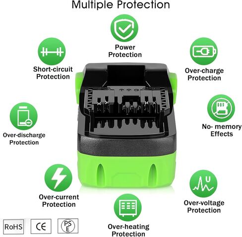 【ترقية】 بطارية بديلة CaliHutt 18V/36V 6.0Ah لبطارية Metabo HPT(Hitachi) متعددة فولت 371751M 372121M BSL36A18 BSL36B18 لأدوات Slide Style MAX اللاسلكية بطارية ليثيوم أيون in Kuwait