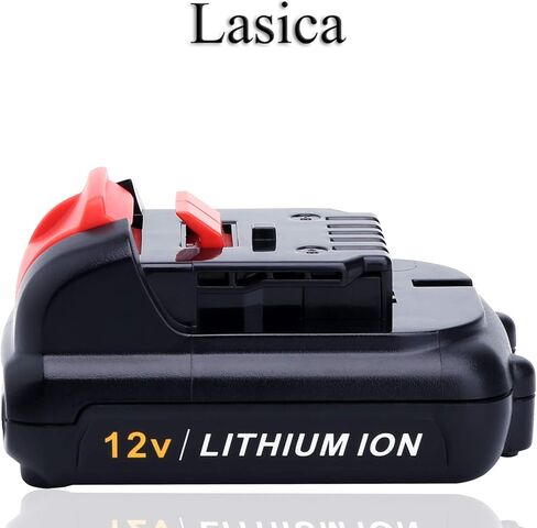 Lasica 2pack متوافق مع بطاريات ديوالت 12 فولت، استبدال لبطارية ديوالت 12 فولت ماكس dcb120 dcb121 dcb122 dcb123 dcb124 dcb126 dcb127 12v ماكس ليثيوم مثقاب لاسلكي حزم البطاريات in Kuwait