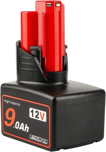 بطارية بديلة من Aoyan M12 12 فولت 9.0 أمبير متوافقة مع Milwaukee XC 48-11-2440 48-11-2402 48-11-2411 12 فولت M12 أدوات لاسلكية in Saudi Arabia