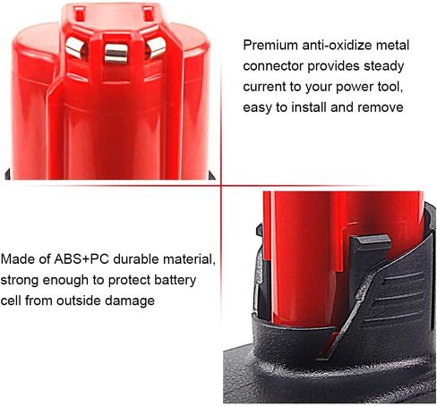 بطارية بديلة من Aoyan M12 12 فولت 9.0 أمبير متوافقة مع Milwaukee XC 48-11-2440 48-11-2402 48-11-2411 12 فولت M12 أدوات لاسلكية in Saudi Arabia