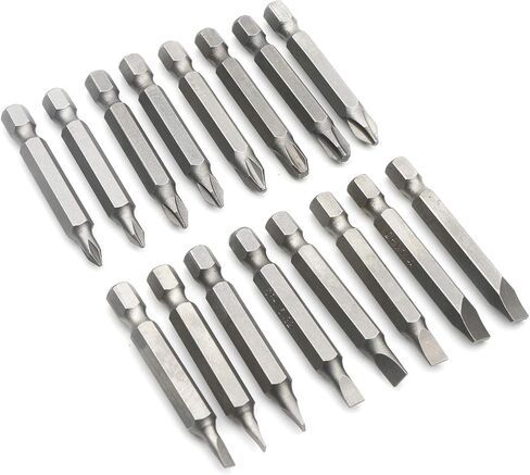 Rowiz 20 PCS Half Time Drill Driver Set, Double Use Screwdriver Bit Set, Screwdriver Head Drill Driver Kit Screw Bit Set, Half Drill Bits High Speed Alloy Steel Head Repair Tool Kits With Portable Box in Saudi Arabia