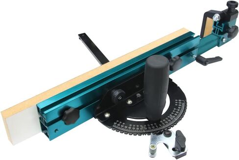 Triden Table Saw Miter Gauge Extension Fence System with Aluminum Miter Extension Fence/Telescoping Fence and Flip Stop in Saudi Arabia