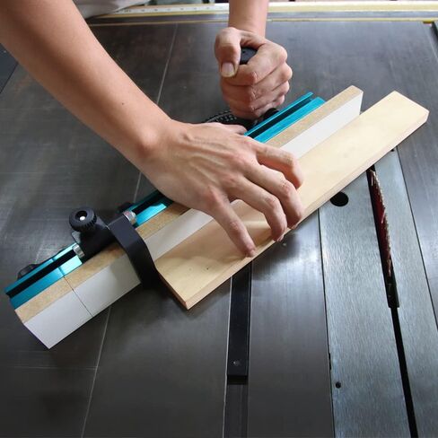 Triden Table Saw Miter Gauge Extension Fence System with Aluminum Miter Extension Fence/Telescoping Fence and Flip Stop in Saudi Arabia