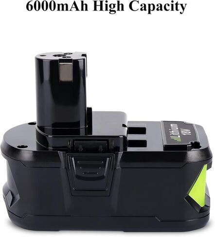 LALAFO 18V 6.0Ah P108 Battery Replacement for Ryobi ONE Plus 18Volt Lithium-Ion Batteries P102 P103 P104 P105 P107 P108 P109 Compatible with Ryobi One+ Battery Cordless Power Tools in Kuwait