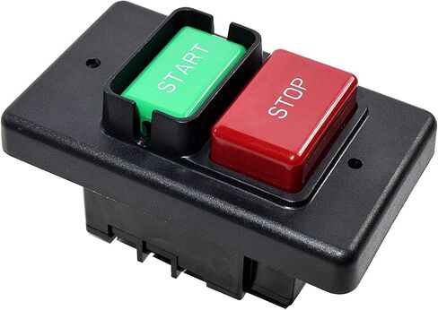 مفتاح تشغيل/إيقاف HQRP متوافق مع جيت 994542 يناسب طاولة منشار راوتر طاولة حفر بالضغط منضدة، طاحونة منشار 110/220 فولت [UL مدرجة] in Saudi Arabia
