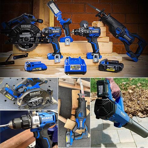 DTK 24V 6Ah Replacement for Kobalt 24V Battery Max KB624-03 KB524-03 KB424-03 KB224-03 KB124-03 Lithium Ion Cordless Tools High Capacity Battery 2 Packs in Saudi Arabia