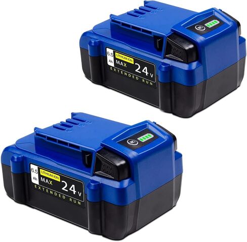 DTK 24V 6Ah Replacement for Kobalt 24V Battery Max KB624-03 KB524-03 KB424-03 KB224-03 KB124-03 Lithium Ion Cordless Tools High Capacity Battery 2 Packs in Saudi Arabia