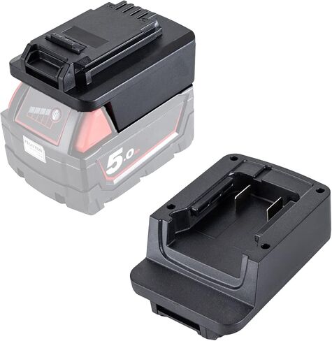 محول بطارية لبطارية Milwaukee M18 18V إلى بطارية Black & Decker 20Volt LBXR20 LB20، إلى بطارية Porter-Cable 20V PCC685L PCC681L، تعمل مع أدوات Black & Decker وPorter Cable 20V in Kuwait