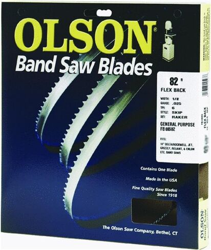 Olson Saw FB08582DB 1/8 بواسطة 0.025 في 82 بوصة HEFB Band 14 TPI شفرة منشار عادي in Kuwait