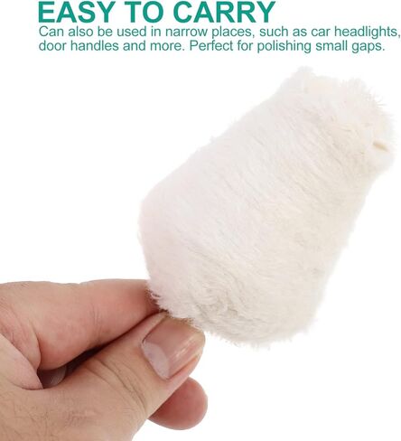 IMIKEYA مجموعة تلميع السيارات: 6 قطع من أدوات تلميع السيارة وتلميعها للثقب تلميع الإسفنج وسادة التلميع الإسفنجية أدوات تلميع الإسفنج لعجلات السيارة محور العناية المعدنية in Kuwait