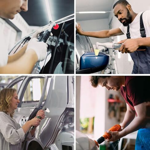 IMIKEYA مجموعة تلميع السيارات: 6 قطع من أدوات تلميع السيارة وتلميعها للثقب تلميع الإسفنج وسادة التلميع الإسفنجية أدوات تلميع الإسفنج لعجلات السيارة محور العناية المعدنية in Kuwait