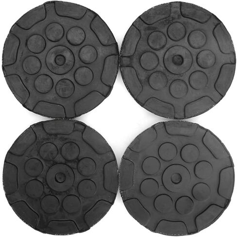4Pcs Universal Round Rubber Arm Pads for Car Auto Jacking Lift Dia 120mm Thick 25mm Car Auto Truck Hoist in Saudi Arabia