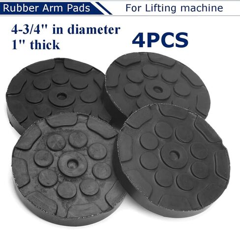 4Pcs Universal Round Rubber Arm Pads for Car Auto Jacking Lift Dia 120mm Thick 25mm Car Auto Truck Hoist in Saudi Arabia