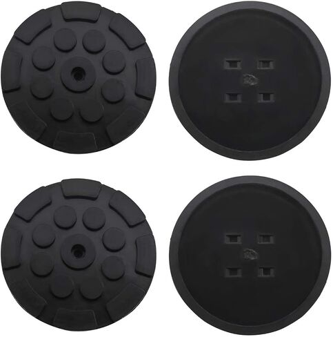 4Pcs Universal Round Rubber Arm Pads for Car Auto Jacking Lift Dia 120mm Thick 25mm Car Auto Truck Hoist in Saudi Arabia