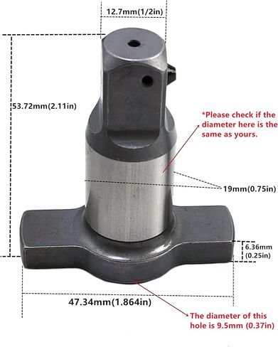 1/2 بوصة N415874 استبدال مجموعة Anvil لـ Dewalt Black & Decker DCF899B DCF899M1 DCF899P1 DCF899P2 in Kuwait