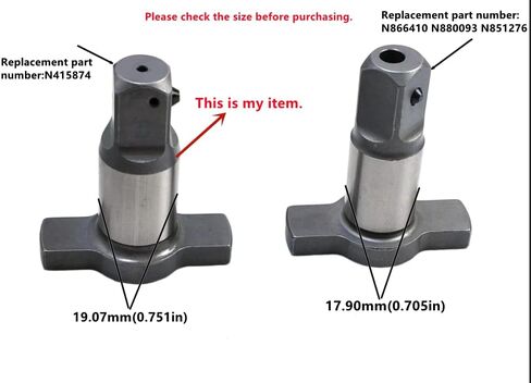 1/2 بوصة N415874 استبدال مجموعة Anvil لـ Dewalt Black & Decker DCF899B DCF899M1 DCF899P1 DCF899P2 in Kuwait