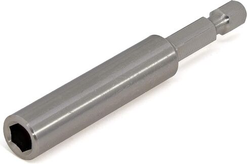 حامل لقمة مغناطيسي من الفولاذ المقاوم للصدأ، طول 7.62 سم، مقبض سداسي 1.4 سم، طرف مغناطيسي ورأس مقوى، حامل براغي سريع التغيير قوي قوي المفعول (عبوة من 3) - من رامبرو in Kuwait