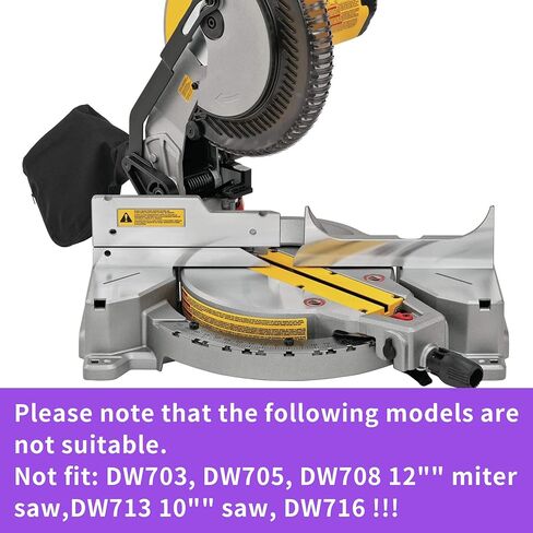 N126162 Miter Saw Dust Bag - استبدال Dewalt DW715 DW713 DW716 DHS716T2 DWS782 DWS780 DWS779 DHS790 DHS790T2 DWS709 Slide Miter Saw (فقط للموديلات المحددة) in Kuwait
