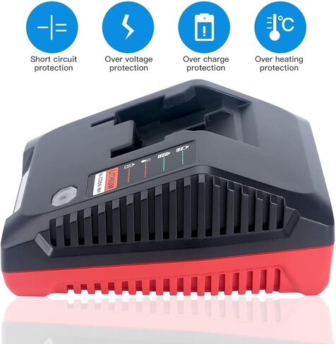 شاحن بطارية Epowon 18 فولت متعدد الكيمياء متوافق مع كابل Porter PCXMVC Lithium Ion & NiCad NiMh Slide PC18B PC18B-2 PC18BL PC18BLX PCC489N بطارية أداة الطاقة اللاسلكية in Kuwait