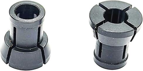 KIMGU Collet - 1/​4" 763637-1 Cone for MAKITA 3621 3621A 3620 RP0900K 1-1/4 RT0700CX3 1-1/4 HP RT0700C 1-1/4 RT0701C 1-1/4 RT0701CX3 RT0701CX7 XTR01T7 XTR01T8J XTR01Z 2 pcs in Saudi Arabia