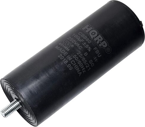 HQRP 100uf 250VAC CBB60 Run Capacitor Compatible with Campbell Hausfeld HU000800AV Air Compressor UL Listed in Saudi Arabia