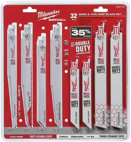 Milwaukee 49-22-1132 Sawzall Bl Mega Set - رفيعة & Demo كبير in Kuwait