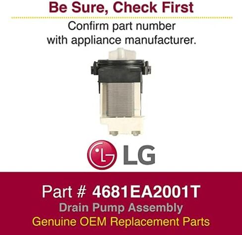 LG 4681EA2001T Genuine OEM Drain Pump Assembly for LG Washing Machines in Saudi Arabia