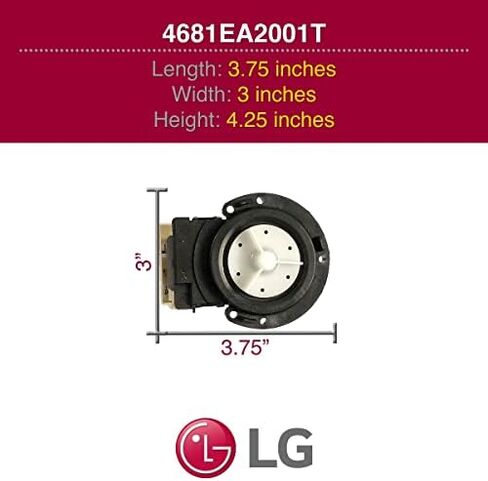 LG 4681EA2001T Genuine OEM Drain Pump Assembly for LG Washing Machines in Saudi Arabia