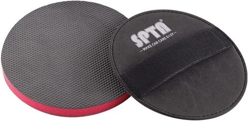 Clay Bar Pad, 5 Inch Mid Grade,1Pc Handle Grip Pad and 1 Pc Clay Bar Applicator, Synthetic for DA Polisher and Rotary Polisher for Car Detailing, Clay Bars Auto Detailing -CHMLP5MA in Saudi Arabia