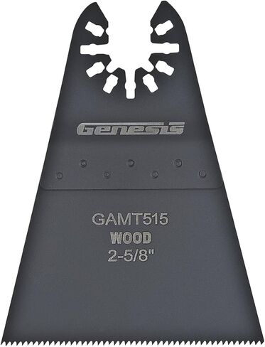 Genesis GAMT515 Universal Quick-Fit 2 5/8 "تتأرجح أداة متعددة سريعة التحرير شفرة واسعة القطع in Saudi Arabia
