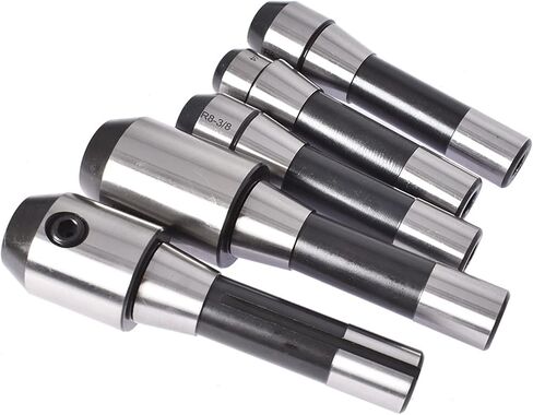 raseparter R8 End Mill Holder Set Alloy Tool5-Pack 1/4 Inch 3/8 Inch 1/2 Inch 5/8 Inch 3/4 Inch Adapter Replacement for Bridgeport Type Milling Machines in Saudi Arabia