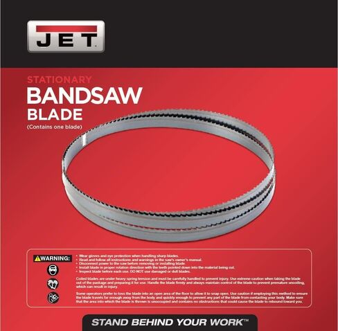 JET High Carbon Steel Bandsaw Blade, 1/4" x 158" x 6 TPI (7145283) in Saudi Arabia