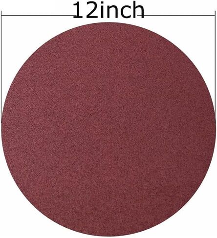 Hegebeck PSA Sanding Discs Self Stick Adhesive Back 12 Inch Aluminum Oxide Sandpaper 600 Grit for Wood Metal Polishing 5 Pcs in Saudi Arabia