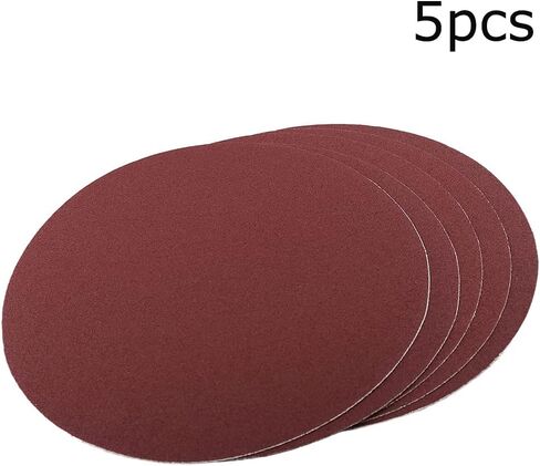 Hegebeck PSA Sanding Discs Self Stick Adhesive Back 12 Inch Aluminum Oxide Sandpaper 600 Grit for Wood Metal Polishing 5 Pcs in Saudi Arabia