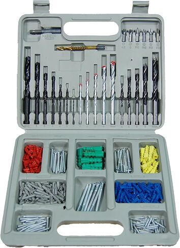 Official Rotorazer Professional 310-piece Contractor's Drill Bit Set for Bits, Screws and Parts for Screwdrivers, Saws, Drills, Wood, Walls, Metal and Plastic AS SEEN ON TV in Saudi Arabia