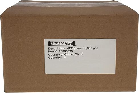 Milescraft 5434#0 Hardwood Biscuits (1000 pack) – For use in Wood Joining, Woodworking, and Crafting. Works with Standard Biscuit Joiners. – Size #0 in Saudi Arabia