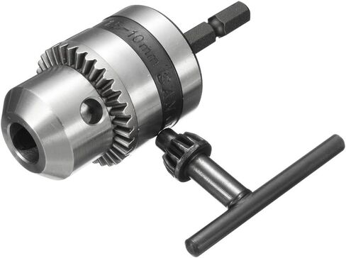 Yakamoz 1.5-10mm 3/8-24UNF Quick Connect Impact Driver Conversion Drill Chuck I 1/4-Inch Quick Change Hex Shank with Key in Saudi Arabia