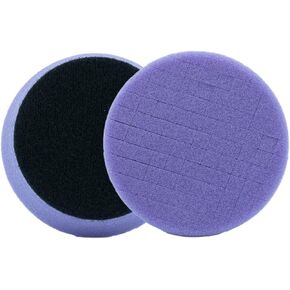 3D Light Purple Foam Polishing Pads, 2-Pack | Professional Grade Foam for Polish, Glaze, Wax | Maximizes Paint Gloss | Car Care Detailing | 3.5" Round in Saudi Arabia