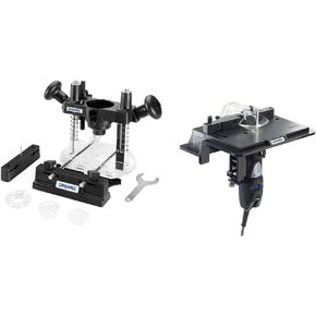 Dremel 231 Portable Rotary Tool Shaper and Router Table - Woodworking Attachment - Perfect for Sanding, Shaping, and Trimming Edges