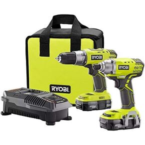 Ryobis Tools RYOBI 18V ONE+ Lithium-Ion Cordless DrillDriver and Impact Driver Combo Kit (2-Tool) with (2) Batteries in Saudi Arabia