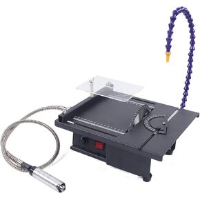 منشار طاولة محمول 110 فولت متعدد الوظائف آلة نحت قطع اليشم 10000 دورة في الدقيقة تنظيم السرعة بدون خطوات مجوهرات تلميع الصخور طقم منشار طاولة طاحونة منشار ملمع (ب) in Kuwait